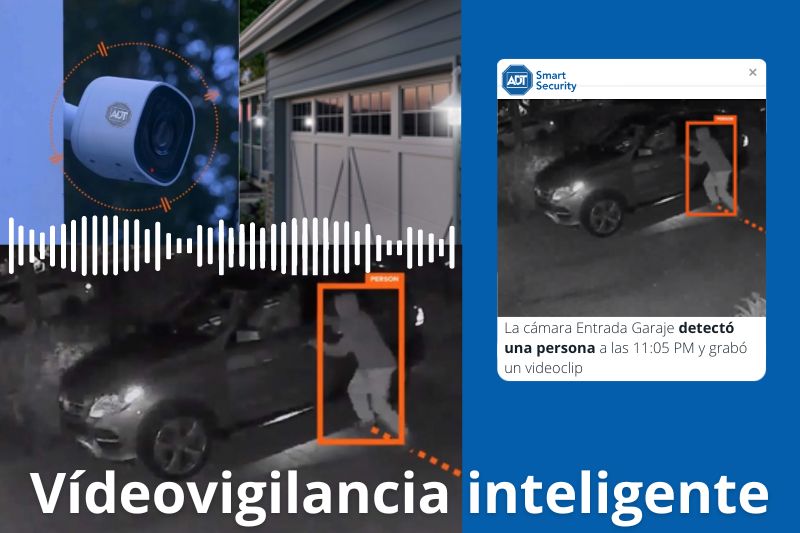 Alarma con vídeovigilancia inteligente.